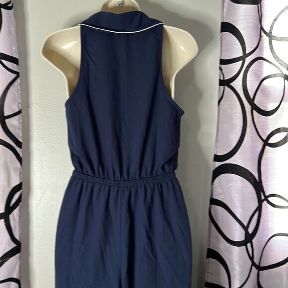Forever 21 Contemporary Navy Blue Jumpsuit Small - Picture 11 of 14